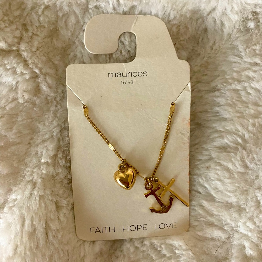 Faith Hope Love Necklace.